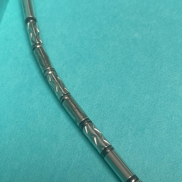 Tiffany & Co. Sterling Silver Aztec Carved Bead Necklace - Picture 5 of 11